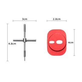 WSDMAVIS 1Pcs Universal Spool Bearing Pin Remover Aluminum Alloy Fishing Reel Bearing Removal Tool Portable Fishing Spool Pin Remover Essential Fisherman's Gear