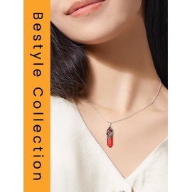 Bestyle Necklace, Unisex, Synthetic Stone Accessory, Simple Pendant, Stylish