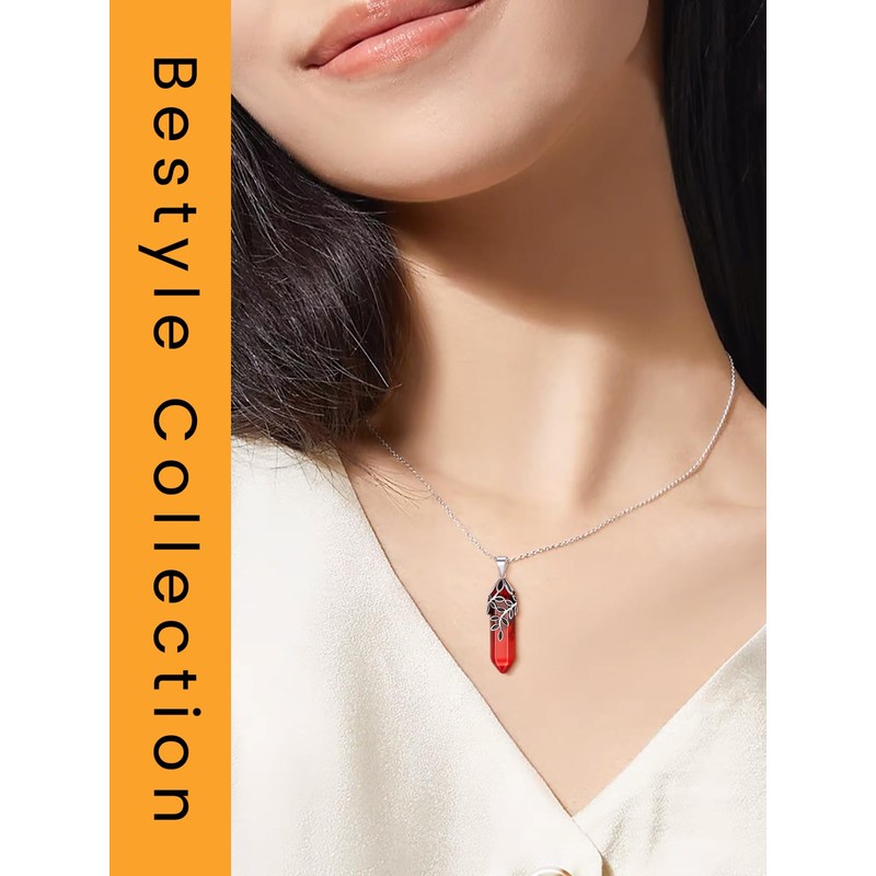 Bestyle Necklace, Unisex, Synthetic Stone Accessory, Simple Pendant, Stylish