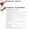 Ergonomic Silicone Seam Roller 1-7/16" Dia X 1-3/4" (1, Single-Head)