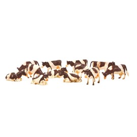 Unbekannt Kids Globe 571968 – Cows Multi-Coloured Flat Standing Pack of 12