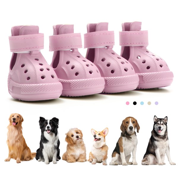 Tuqila Dog Boots for Hot Pavement & Snow, Waterproof Non-Slip