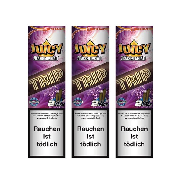[Set of 3] juicy jay's Blunt Juicy Brand Paper 2 Pieces x 3 Pack – Trip