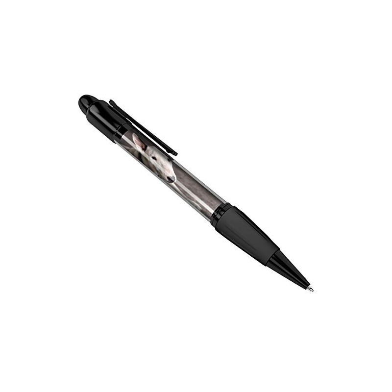 1 x English Bull Terrier Dog Pet Animal Black Ballpoint