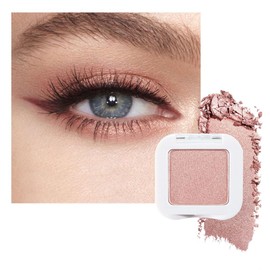 evpct Kaely Pressed Eyeshadow Single Palette, Champagne Shimmer Matte Shimmery Eyeshadow Palette for Women, Cream to Powder Shadow High Pigment Eyeshadow for Day Night Makeup Sombra Para Ojos 03