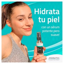 YEOUTH Acido Hialuronico Puro Serum Facial, Srum Anti-rides  LAcide Hyaluronique pour le Visage 100, Cadeaux pour Femmes Hommes, Biologique, Vgtalien 