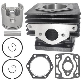 Carbpro Top End Rebuild Kit Cylinder & Piston Fit for EZGO 14532-G1 2 Cycle Gas Golf Cart Bore 2PG 1976-1988