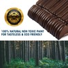 Wooden Hangers 10 Pack: Solid Shirt Hangers with Pants Bar,