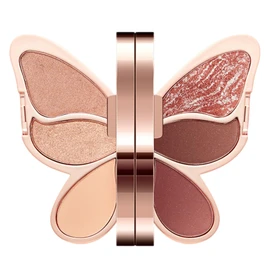 Butterfly Lidschatten Palette, 6 Farben Eyeshadow Palette, Matt und Glitzer Lidschatten, Hochpigmentiert und Wasserdicht Augen Make-up, Make Up Set für Frauen