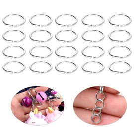 1000Pcs Open Jump Rings, 7mm Tiny Round Connector Rings Jewelry DIY Findings for DIY Necklaces Bracelet Pendant Keychain