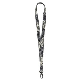 Oakley Mens Wanderlust Lanyard, Aop Mountain Black Cement, One Size
