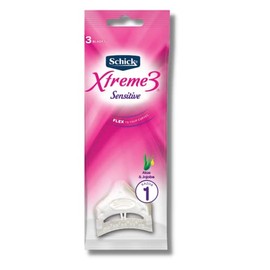 Schick - Xtreme 3 for Women | Disposable Razors | 1 Pack | Sensitive | 3 Blade Razor | Aloe Vera | Jojoba | Flex to Your Curves