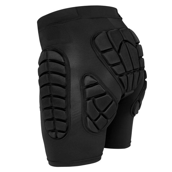 Aeike Hip Protector, Snowboard Protector, Lower Body Protector, Butt Pants, Made of EVA, Breathable, Velcro, Shock Absorption, Flexible, S/M/L/XL/XXL for Men and Women