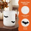 Mrnsta 2 Pcs Halloween Icon Glass Cups - 16oz Ghost