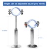 AKIHISA 2 Pcs 1-37/64 Inch Ceiling Mount Pipe Support,Adjustable 304