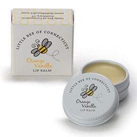 All Natural Beeswax Lip Balm - 0.25oz - By Little Bee of Connecticut (Orange Vanilla)