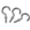 BRIIKPP Ceiling Screw Hooks Stainless Steel, 46mm Length, Silver Tone,