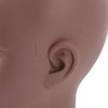 Female Bald Head Mannequin PVC Soft Rubber Human Skin Texture