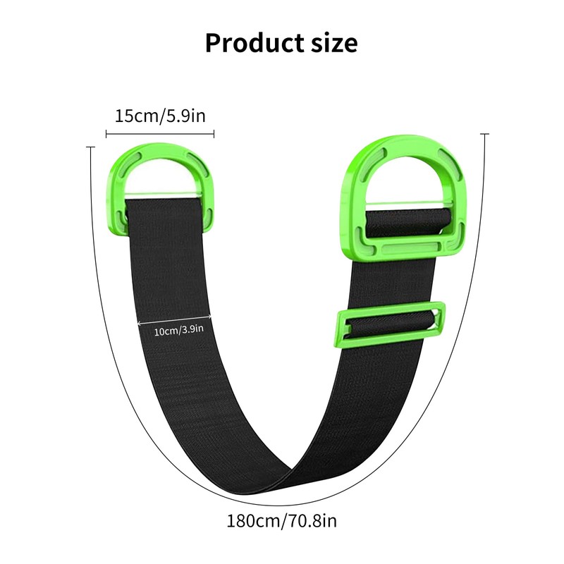 LUHOCIY Pack of 2 Moving Straps for 2 People, Carrying