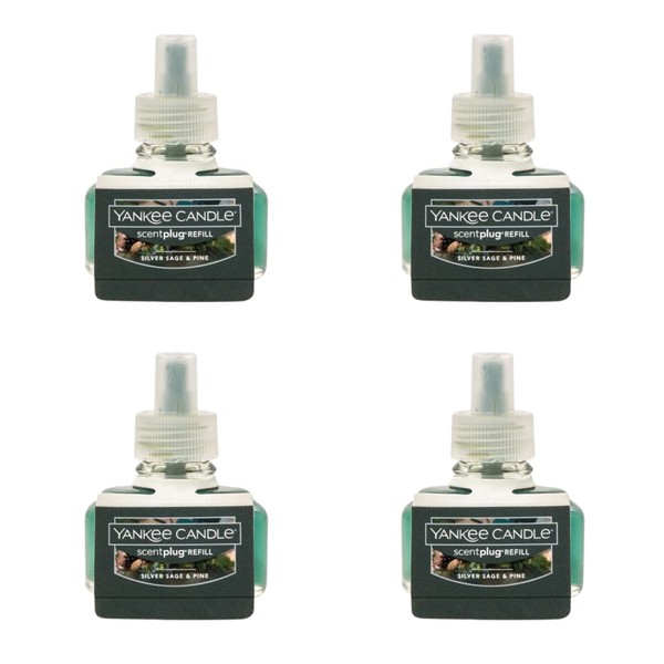 Yankee Candle Scent Plug Refill, Silver Sage & Pine (Pack