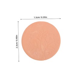 COLLBATH 4pcs Reusable Sugar Softener Discs for Food Storage Sugar Preservation Discs for Containers Brown Keeper to Maintain Moisture