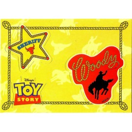 TOY STORY SERIES 1, 1995 SKYBOX PIXAR, BADGE CARD # 4 of 8
