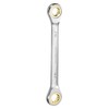 HARFINGTON Double Box End Ratcheting Wrench 16mm-18mm CR-V Steel Metric