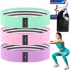 Wide Fabric Resistance Bands for Working Out - 3 Strength