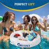 NAYUNA Floating Food & Drinks Holder for Pool and Hot