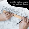 Ruler 12 Inch, Architectural Scale Ruler, 1/8 Inch Scale Rulers,