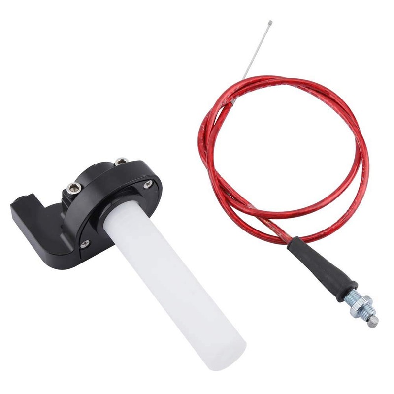 Motorcycle Quick Turn Twist Handlebar Throttle Grip & Cable for