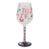 Top Shelf Copa de vino con texto en inglés "This