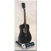 ARTSTUDIO35 Johnny Cash Miniature Guitar Black with Plectrum