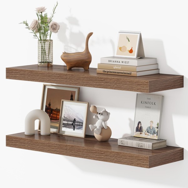 32 Inches Floating Shelves for Wall, 9.3" Deep Long Floating