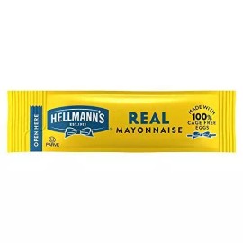 Hellmann's Real Mayonnaise Stick Pack 210 Condiment Packets Gluten Free 0.38 oz