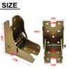 Pack of 4 Self-Locking Folding Hinge, Hinges for Table Legs,