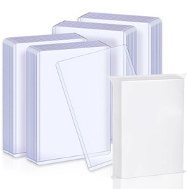 Toploader Card Protector for Trading Cards Plastic Card Protector for Standard Cards Fit for MTG,Football Card Sports Cards(50 Toploaders + 50 Penny Sleeves)
