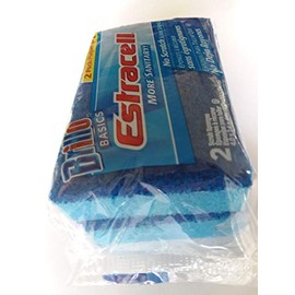 Brillo, Basics Estracell No Scratch Scrub Sponges, 2 Count