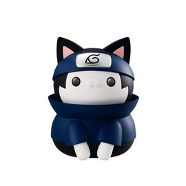 MEGA CAT PROJECT Naruto Tomo Big Nyaruto! Series Reboot (2) Sasuke Uchiha, Approx. 3.9 inches (100 mm), PVC Painted Finished Figure