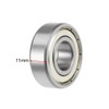sourcing map 6202ZZ Deep Groove Ball Bearings Z2 15mm X
