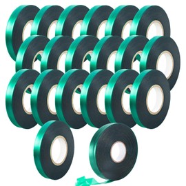 ZSDRTYU Plant Tape,20 Pack Total 2700 Feet Stretch Tie Tape Roll 1/2" Garden Ties Plant Ties Garden Tape,Garden Tape Green Garden Tape for Indoor Outdoor Patio Plant Use