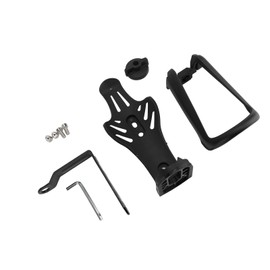 WODHMIEY Bike Water Bottle Holder, Adjustable 2.13 to 3.07in Clamp Range, Drink Cage with Screw Tool, Suitable for Motorcycle, Mountain Bike, Road Bike (Mirror Base)