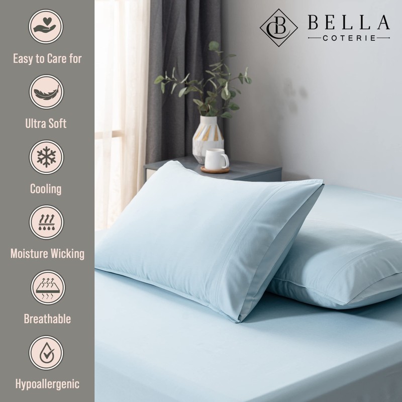 Bella Coterie | Luxury Queen Pillowcase Set | Organically Grown