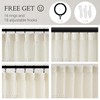Topfinel Natural Pinch Pleated Linen Curtains 84 Inch Length 1