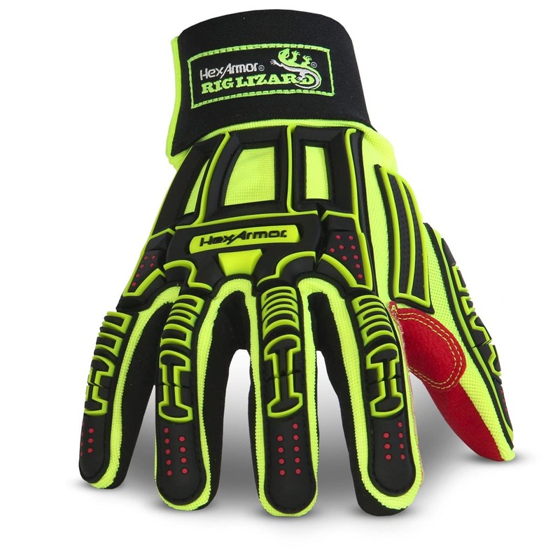 HexArmor Cut Resistant Impact Protection Reinforced Palm Work Gloves |