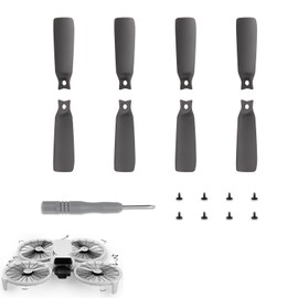 CERFFOOL Replacement Propeller for DJI Flip Propeller Lightweight Quick Release with Screws and Screwdriver for Drone Accessories (Black)
