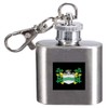 Jamieson Family Crest 1oz Hip Flask with Name Crest