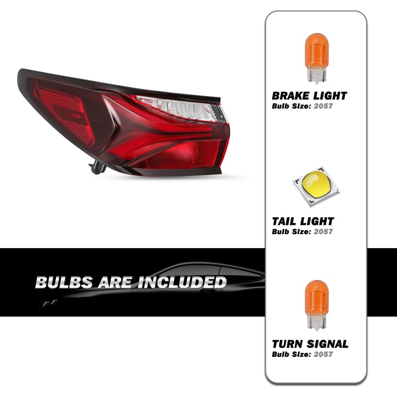 SOCKIR Fit for 2019-2022 Chevy Blazer LED Tail Light Assembly