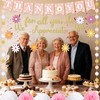Pink We Appreciate You Banner Decorations Thank You for All