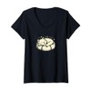 Womens Marshmallow Catnap V-Neck T-Shirt